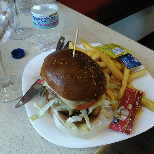 Hamburger and Fries