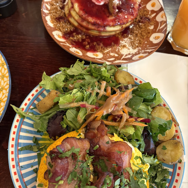 Pancakes Au Bacon