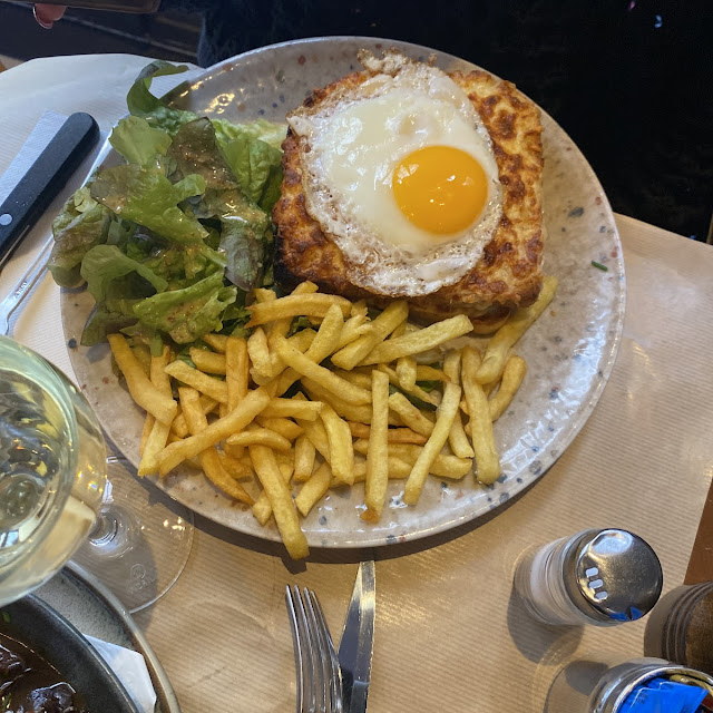 Croque Madame Med Pommes Frites