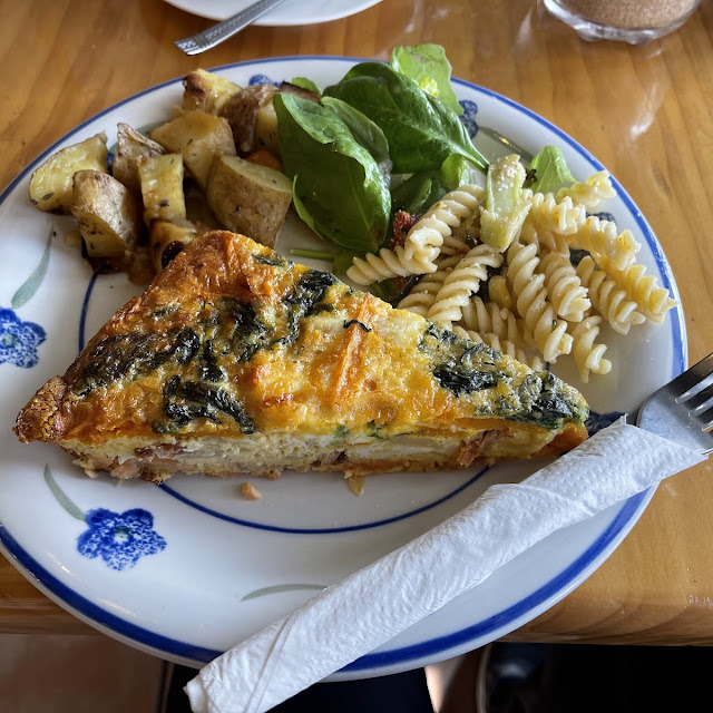 Quiche & Salad