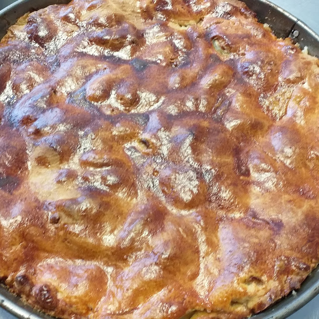 Gedeckter Apfelkuchen