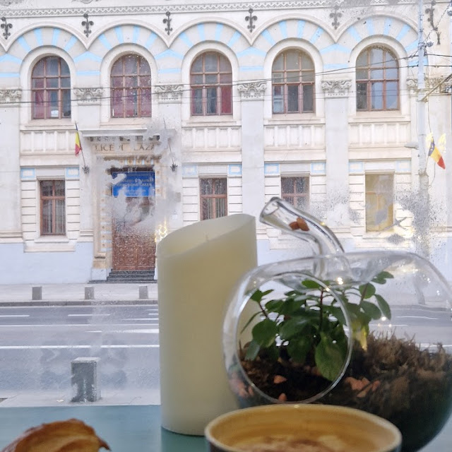 Cappuccino and Croissant with Butter