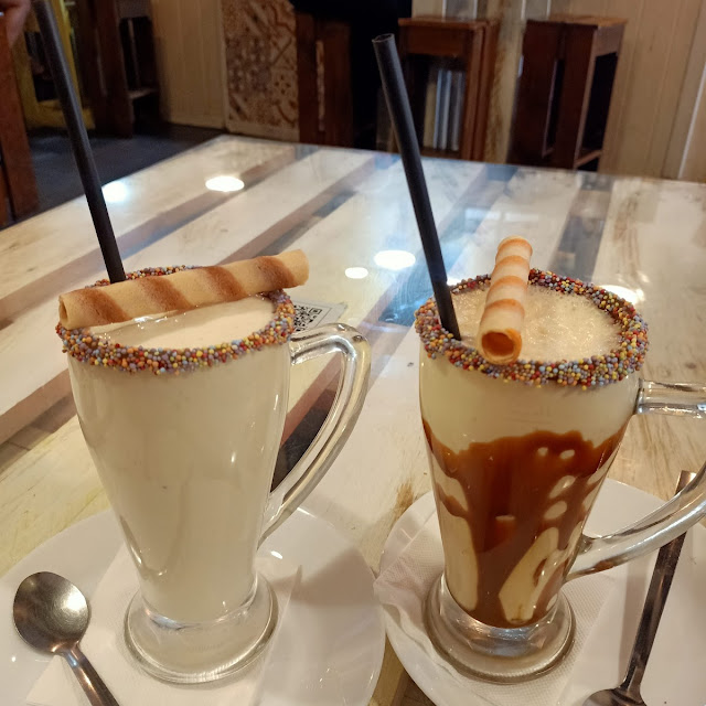 Batido Helado de Limón Y de Vainilla
