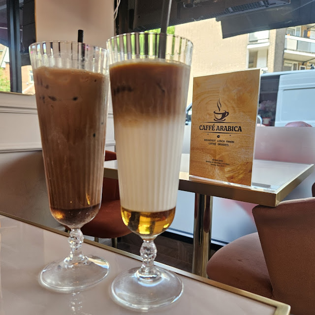Caramel Latte and Hazelnut Mocha