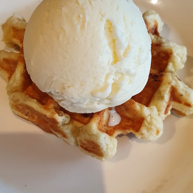 Green Tea Gelato Waffle