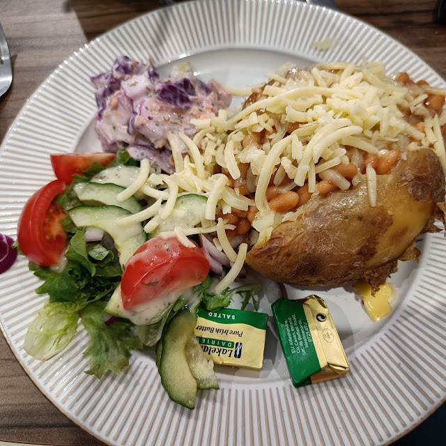 Jacket Potato with Side Salad