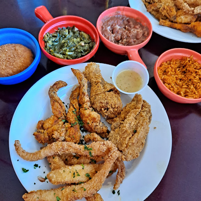 C-7 Fried Chicken Frog Legs Fried Fish