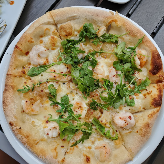 Shrimp Scampi Pizza
