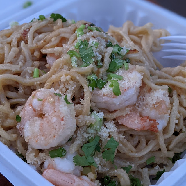 Garlic Noodles with Shrimp