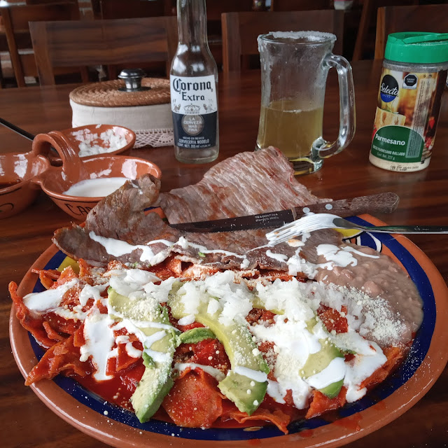Chilaquiles Con Cecina