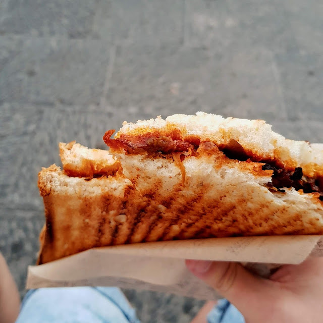 Toast Con Melanzane A Funghetto
