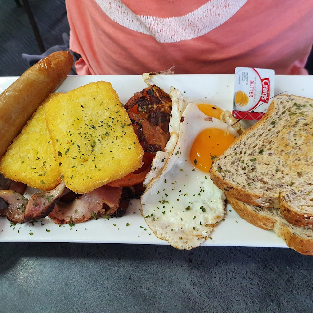 Panini Chips and Salad Special Plus 2 Eggs