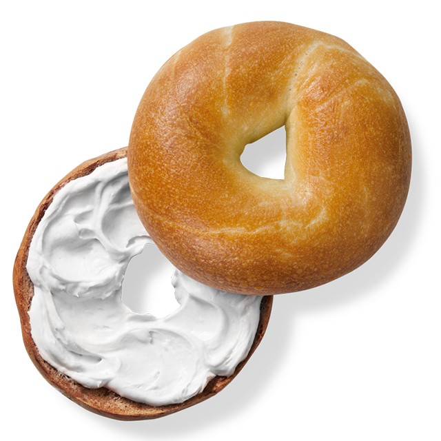 Asiago Bagel with Cream Cheese