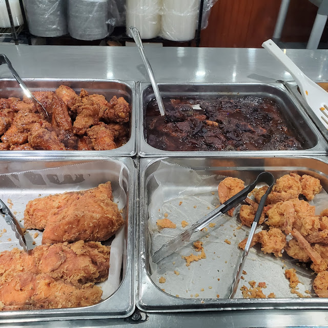 Fry Chicken Brown Stew Chicken & Fried Chicken Wings