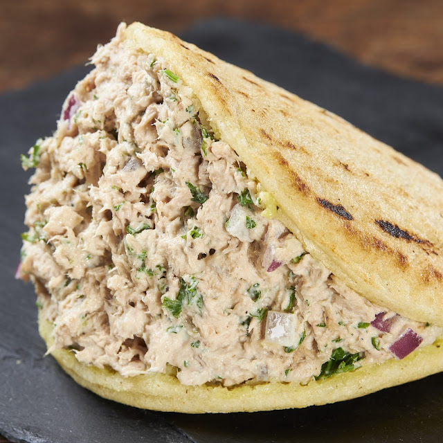 Arepa Tuna Salad