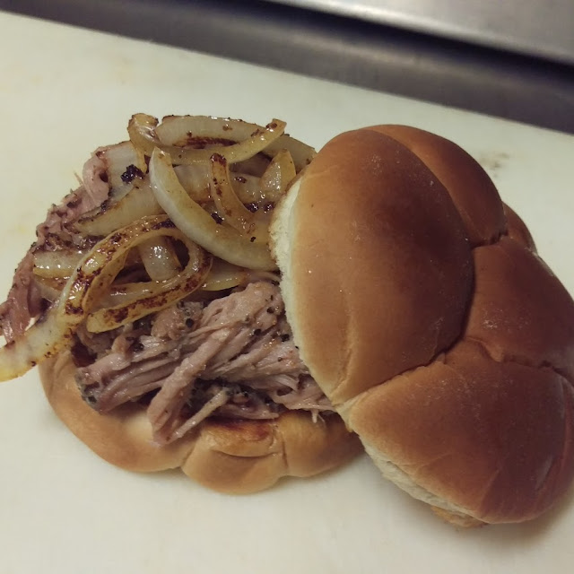 Pulled Pork with Onions