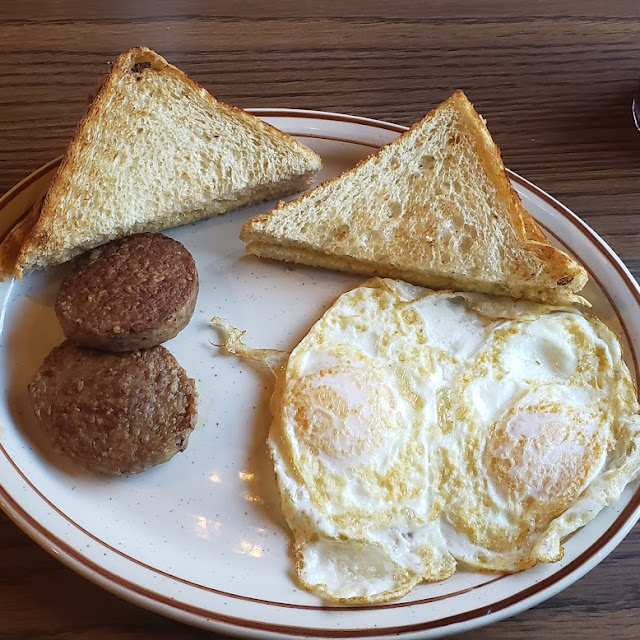 Sausage Eggs and Toast