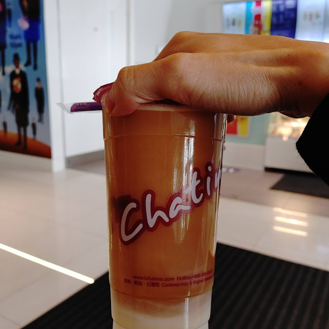 Grass Jelly Roasted Milk Tea