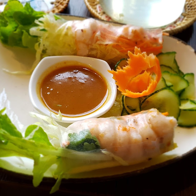 Sommerrollen Mit Veganen Garnelen