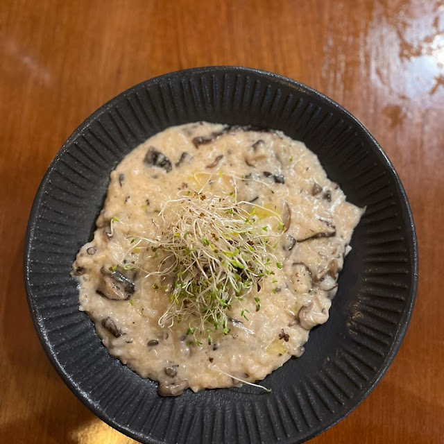 Risoto de Mix de Cogumelos E Azeite Trufado