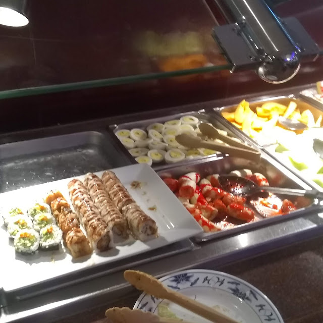 Sushi and Fruit Buffet