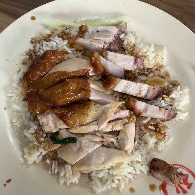 烧肉白鸡饭