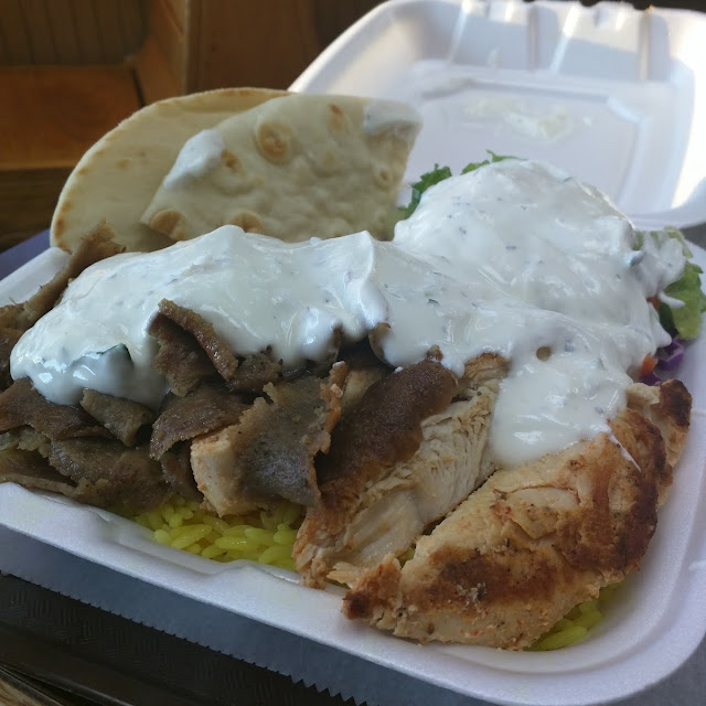 Gyro Plate with Shrimp Pita