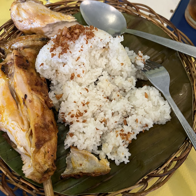 Pecho with Garlic Rice