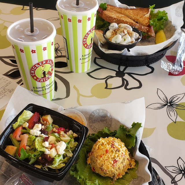 Chicken Salad Sandwich and Chicken Salad Scoop