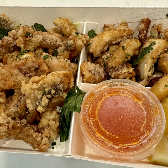 Fried Jumbo Squid