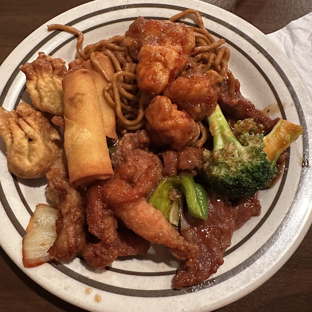 Shrimp Chicken & Beef In