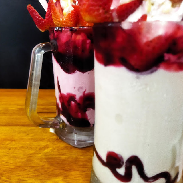 Strawberry and Vanilla Ice Cream