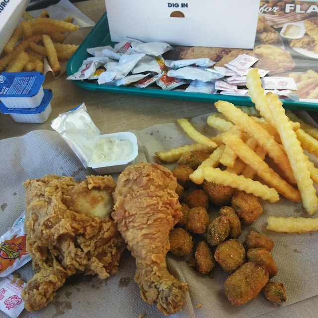 Fried Chicken and Fries