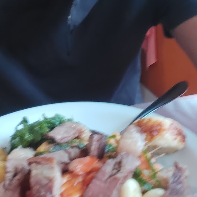 Churrasco Com Purê de Batata
