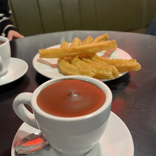 Churros with Chocolate