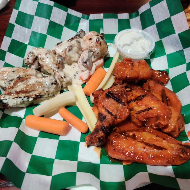 Buffalo and Garlic Parmesan Wings