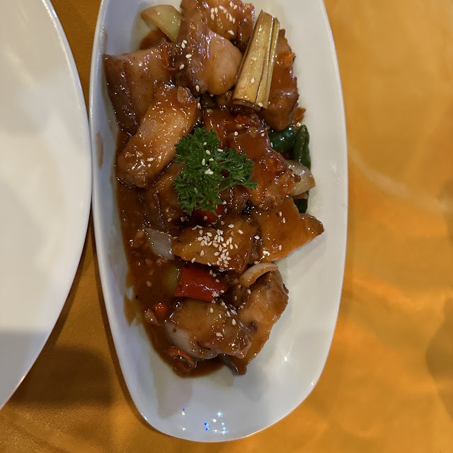Sliced Pork with Chilli