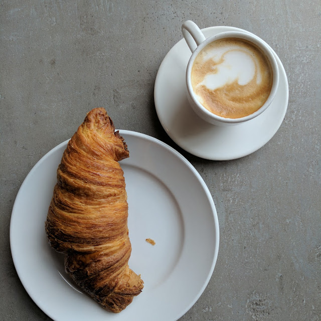 Latte and Croissant