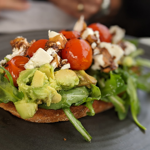 Avocado Bruschetta Breakfast