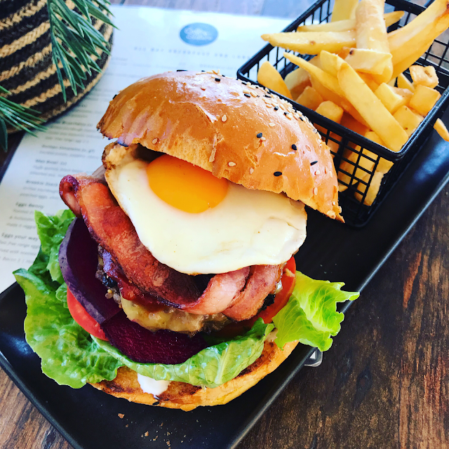 Beef Burger with the Works