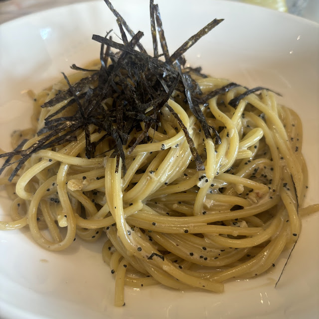Spaghetti Truffle and Tobiko