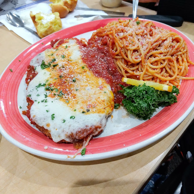 Chicken Parmesan with Spaghetti