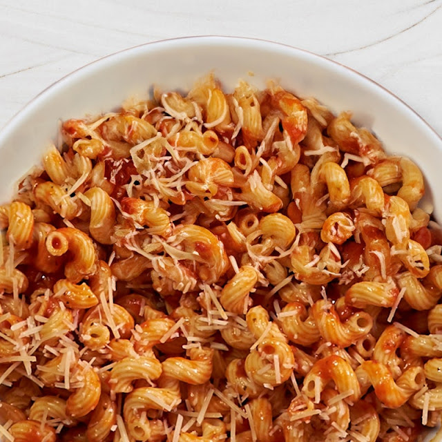 Cavatappi Marinara with Parmesan