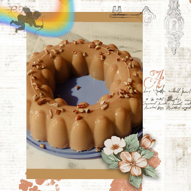 Gelatina de Cajeta Y Nuez