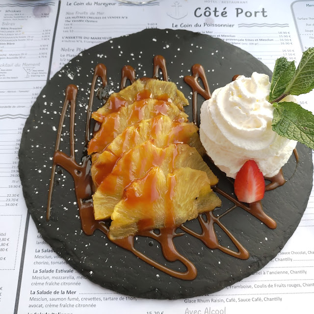 Ananas Rôti Au Caramel Beurre Salé