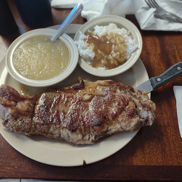 Big Man's Large Steak & Eggs