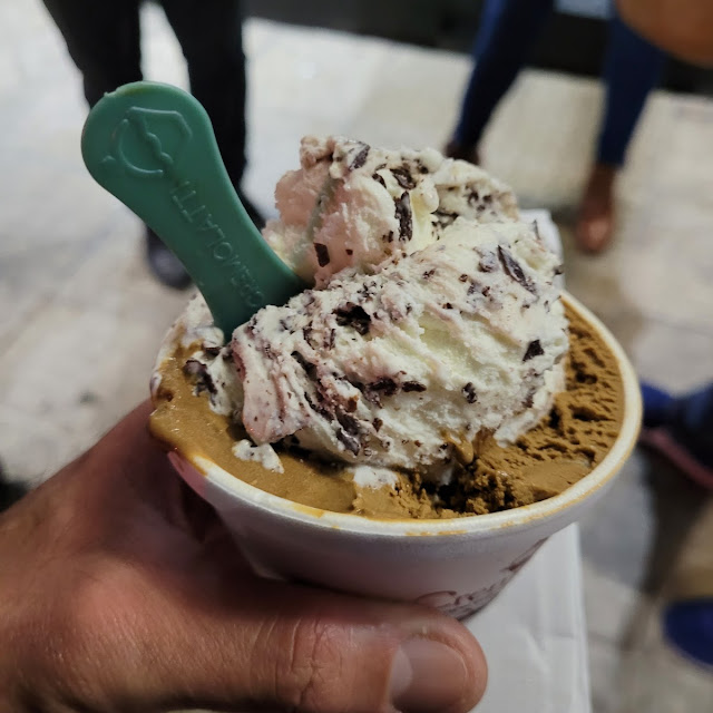 Granizado de Chocolate Y Dulce de Leche Con Nuez