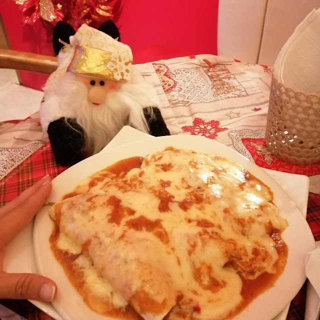 Enchilada de Pollo Y Vegetales