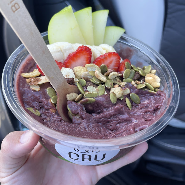 The Og Cru Secret Acai Blend Topped With