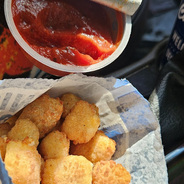 Cheese Curds Pretzel Pub Burger Two
